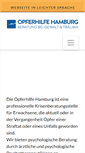 Mobile Screenshot of opferhilfe-hamburg.de